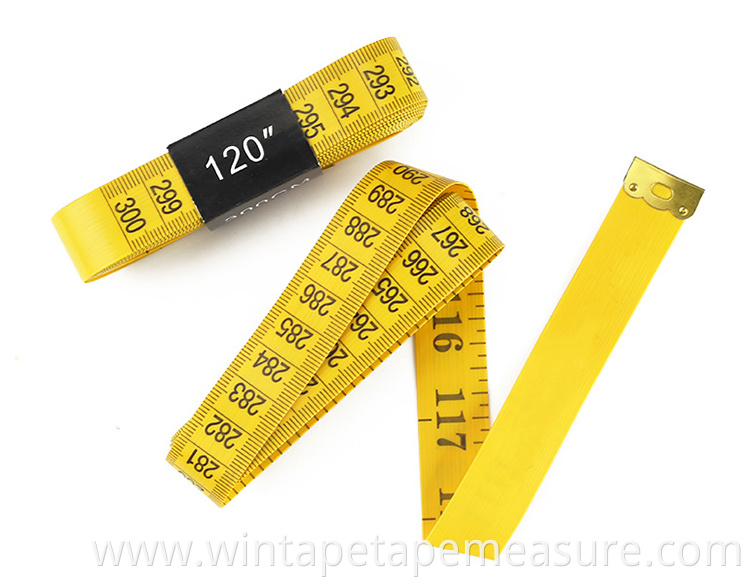 Custom Size 120 Inch Fiberglass Yellow 3M Measuring Tape Cloth Height Measure Soft Ruler Names Marketing Companies With Logo